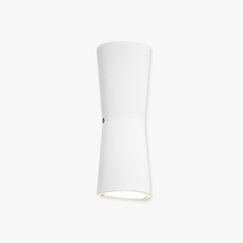Orr Kleine Design LED  Wandlampen Zwart Wit Metaal Buiten Tuin