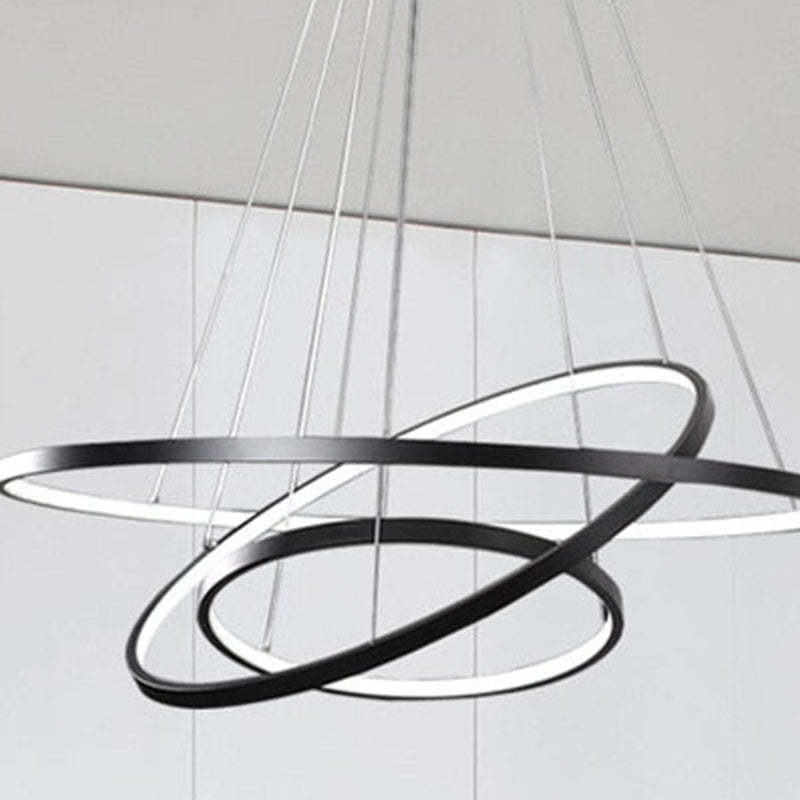 Arisha Design LED Hanglamp  Gouden Wit Zwart Metaal Glas Eetkamer