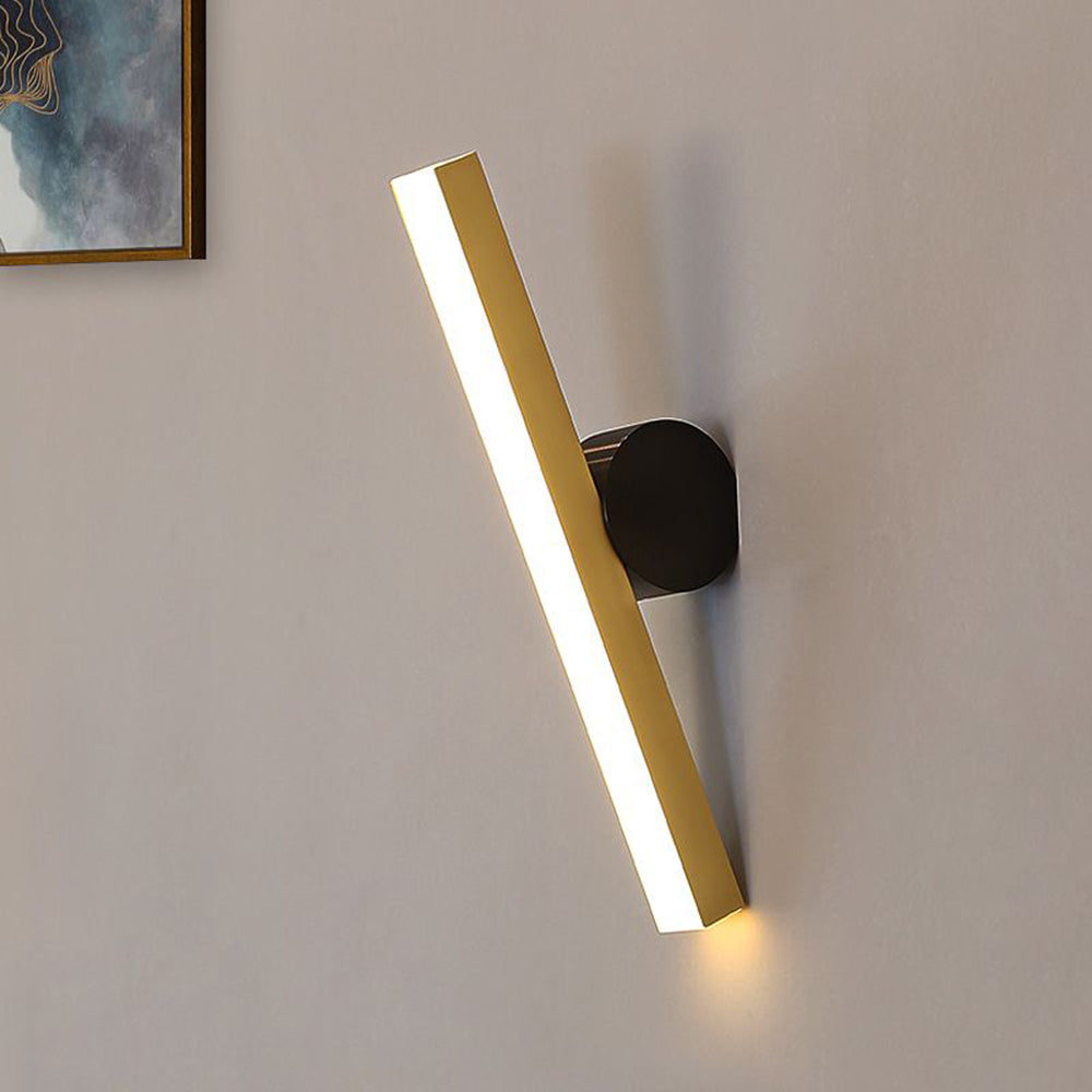 Edge Industriele LED Wandlampen Goud Metaal Slaapkamer Binnen
