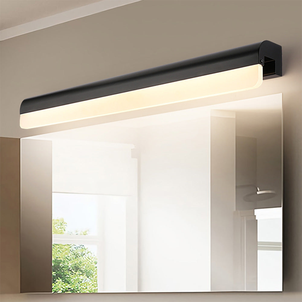 Edge Industriele LED Wandlamp Zwart Wit Metaal Badkamer Slaapkamer