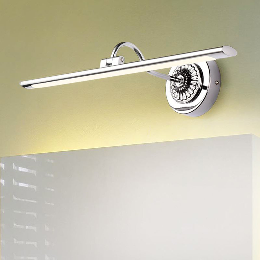 Leigh Moderne Minimalistisch Lineair Metaal LED Wandlamp Zilver