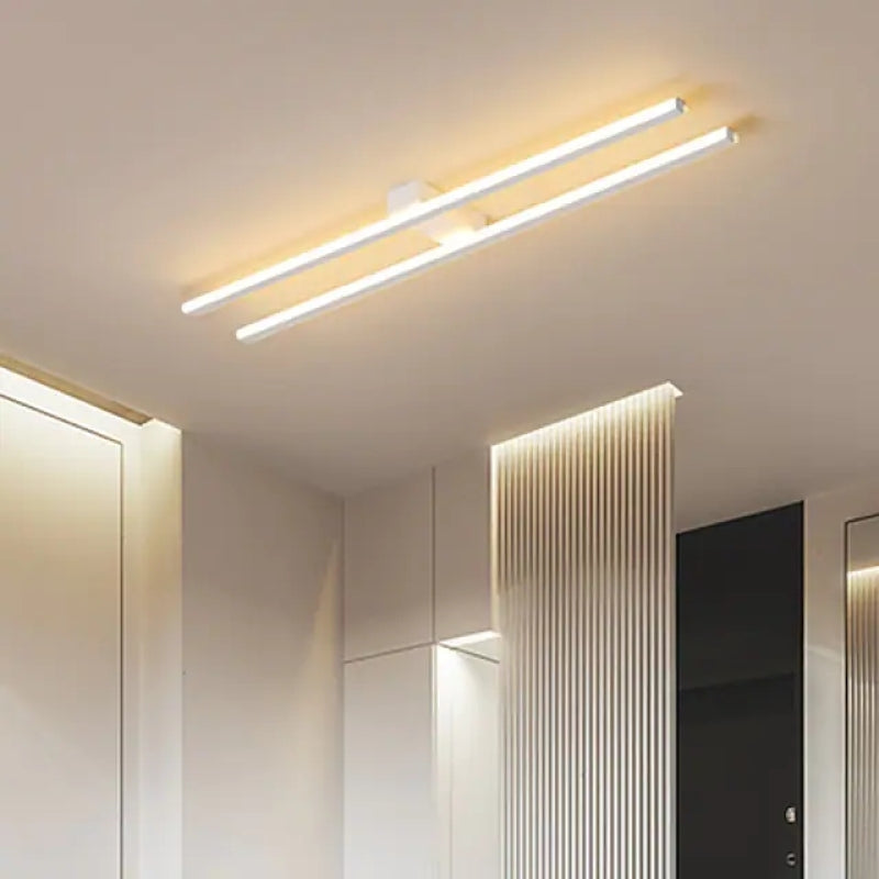 Edge Industriele LED Plafondlamp Zwart/Wit/Goud Metaal Silicagel Slaap/Woonkamer