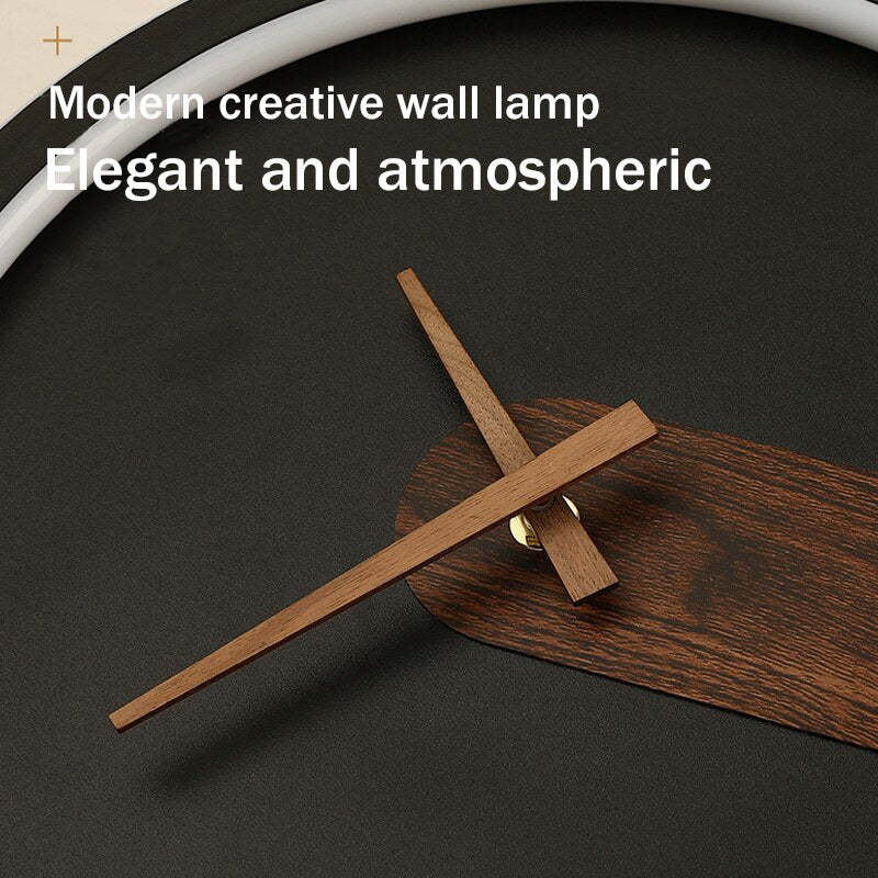 Modern Creatief Klok Design Wandlampen wandkandelaar voorSlaapkamer