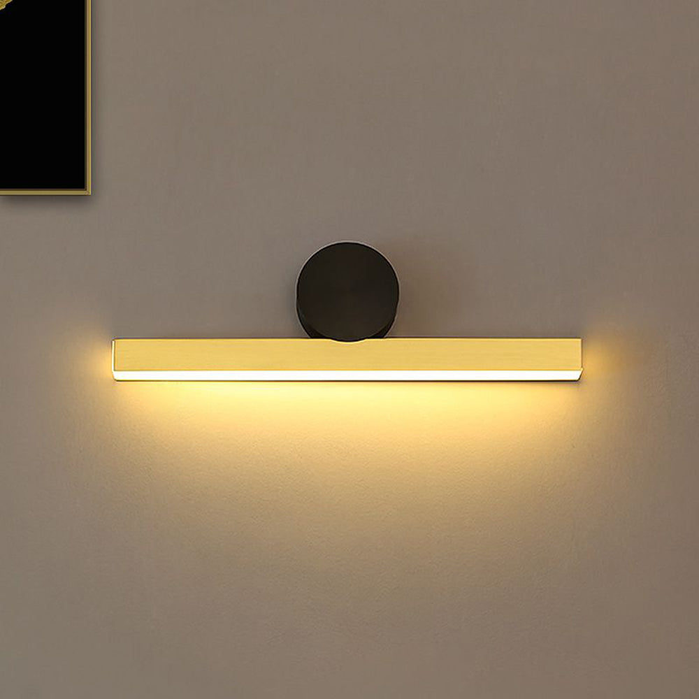 Edge Industriele LED Wandlampen Goud Metaal Slaapkamer Binnen