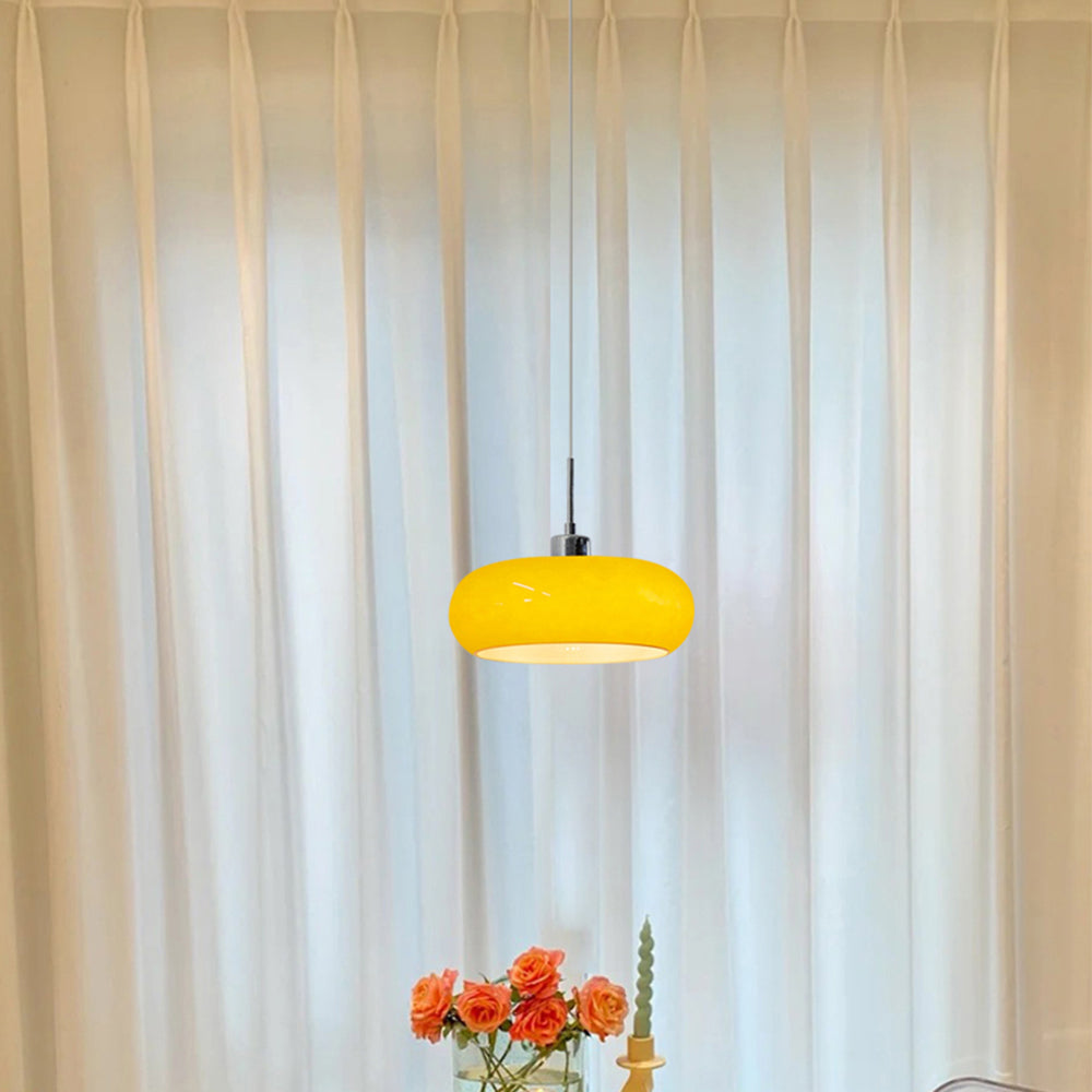 Hailie Moderne LED Hanglamp Oranje/Wit Metaal/Glas Woonkamer/Slaapkamer