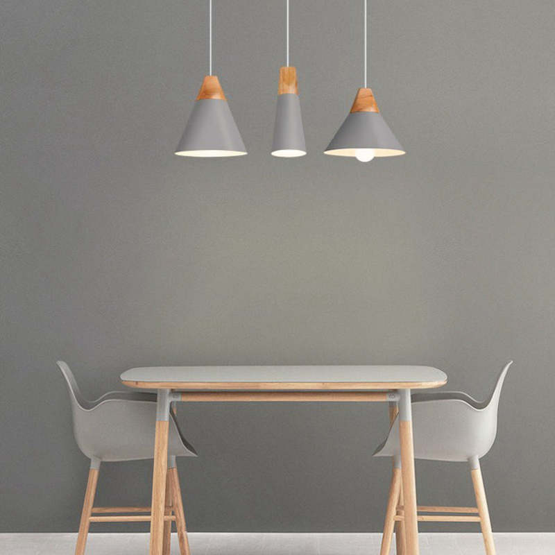 Morandi Hanglampen Multivormig, Houten& Metaal