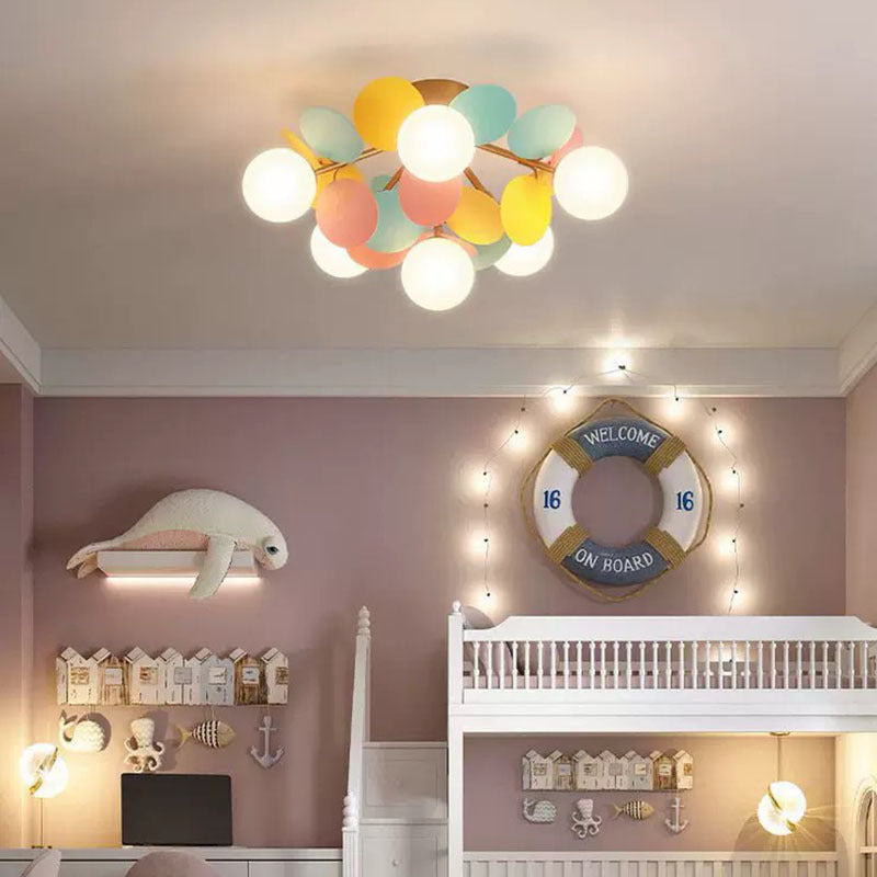 Jevon Design LED Plafondlamp Metaal/Acryl Kleur Slaap/Woon/Kinderkamer