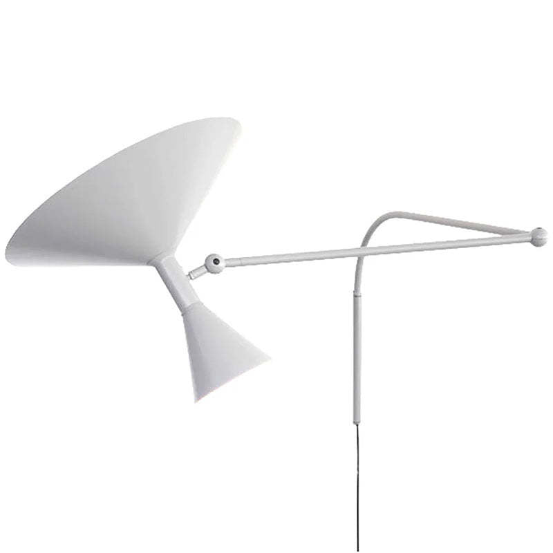 Brady Moderne LED Wandlamp Zwart/Wit/Grijs Metaal Slaap/Woon/Eetkamer
