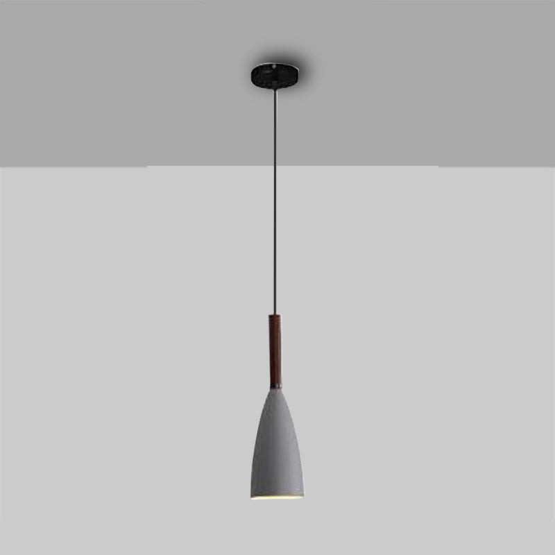 Morandi Kleine Design LED Hanglampen Zwart Wit Metaal Slaapkamer
