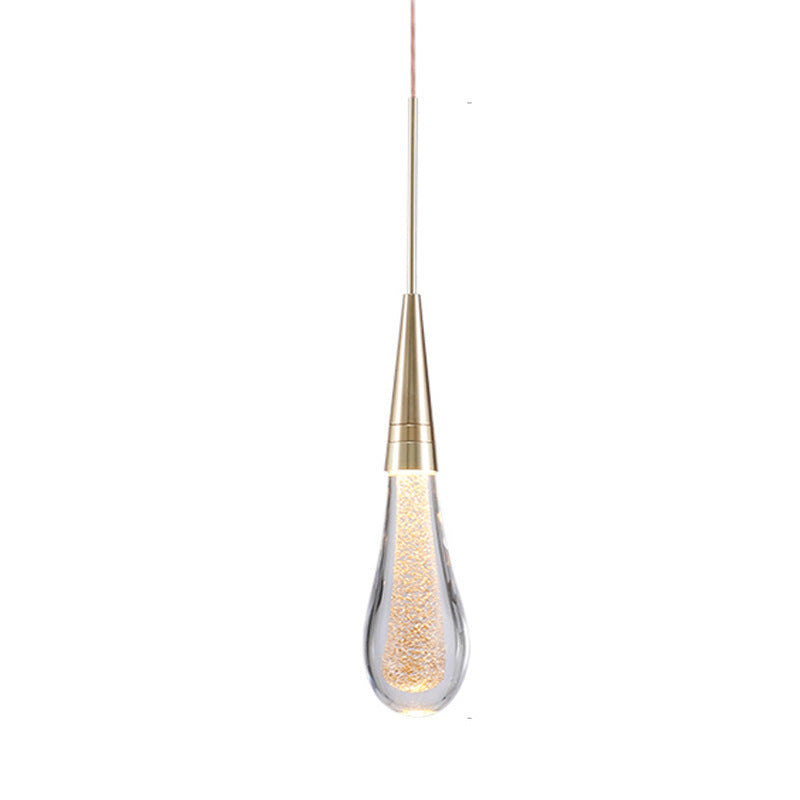 Kristy Design Melkweg LED Hanglamp Goud/Transparant Metaal/Acryl Woon/Slaapkamer