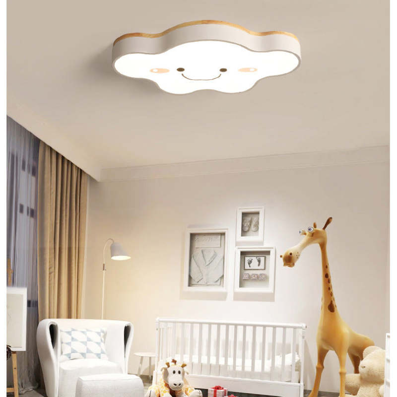 Minori Moderne Design LED Plafondlampen Wit Groene Metaal Hout