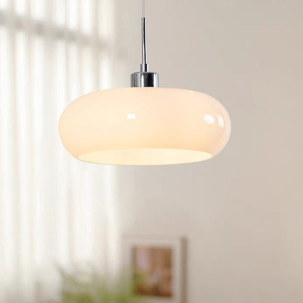 Hailie Moderne LED Hanglamp Oranje/Wit Metaal/Glas Woonkamer/Slaapkamer