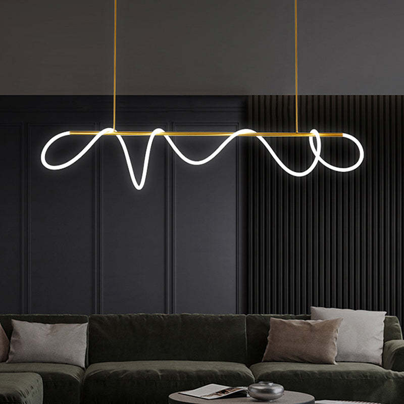 Edge Design LED Hanglamp Goud/Zwart Metaal Woonkamer/Slaapkamer