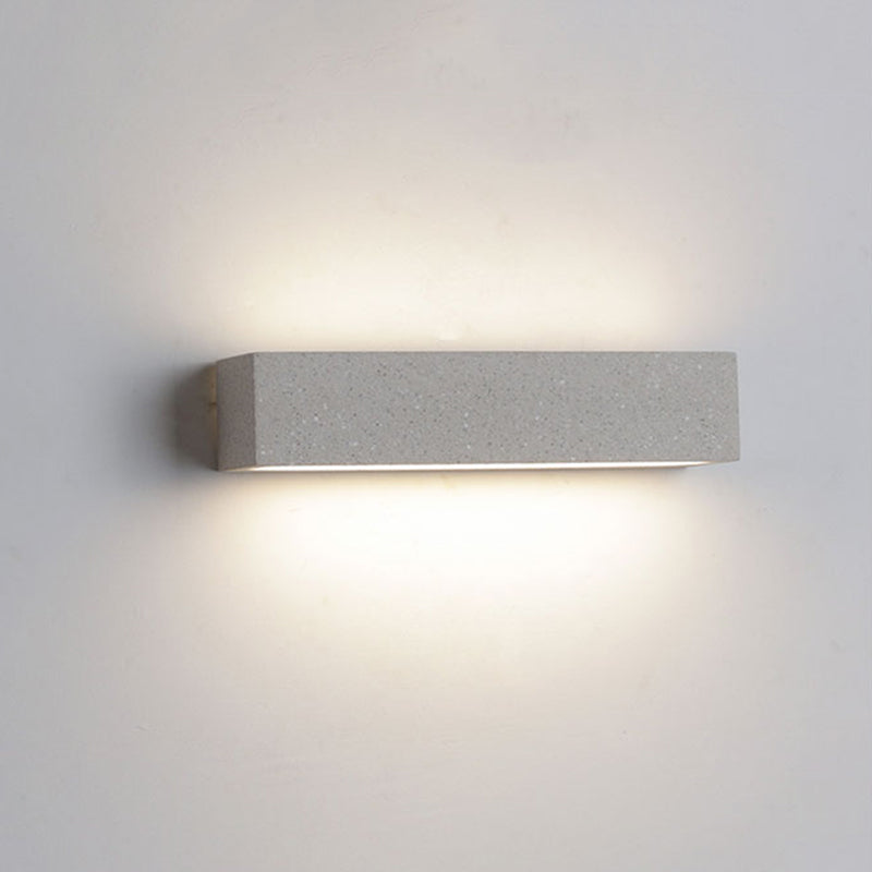 Edge Moderne Bar LED Metaal/Acryl Wandlamp Zwart/Wit Tuin