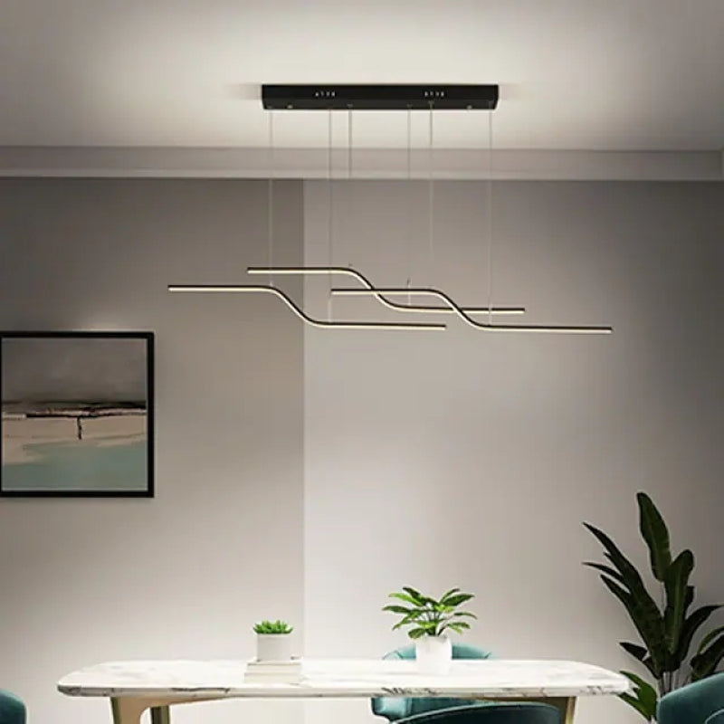 Louise Design Moderne LED Hanglampen Zwart Goud Metaal Slaapkamer