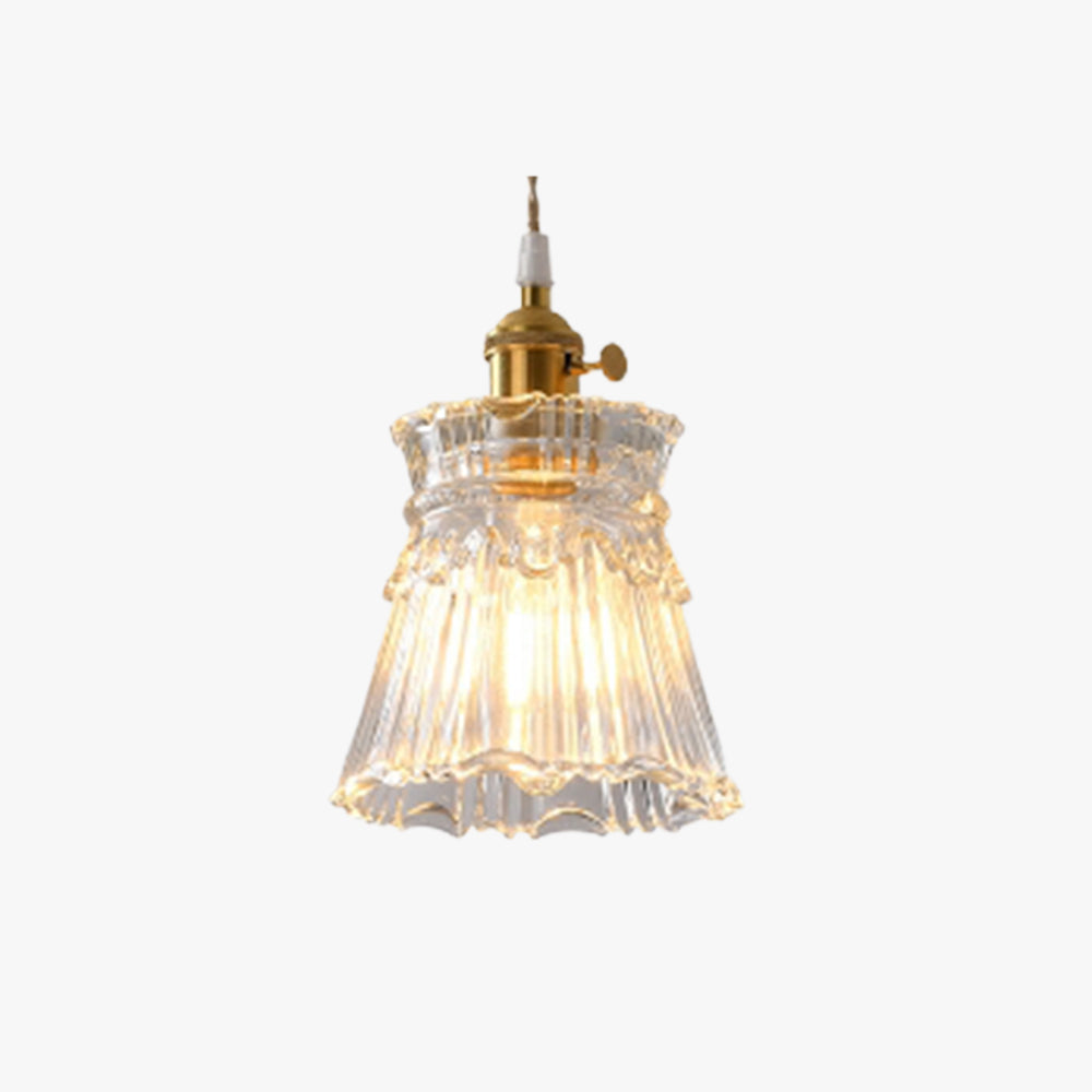 Hailie Vintage Art LED Hanglamp Metaal Glas Slaapkamer Woonkamer