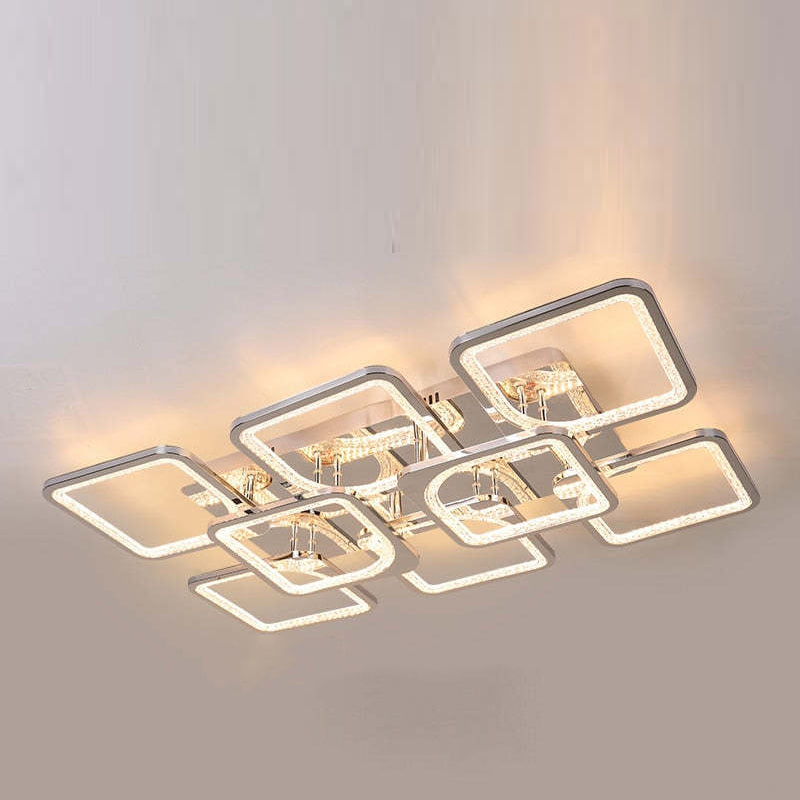 Lacey Moderne Vierkant LED Plafondlamp Metaal/Acryl Slaapkamer/Woonkamer/Kinderkamer
