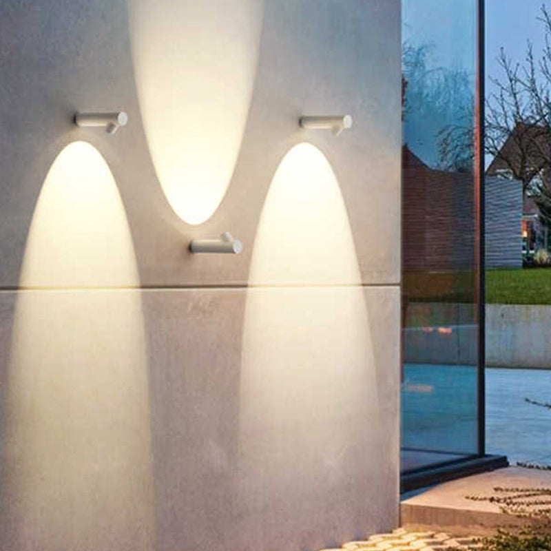 Orr Moderne Buiten Wandlampen Wit Zwart Metaal Glas Tuin Hal