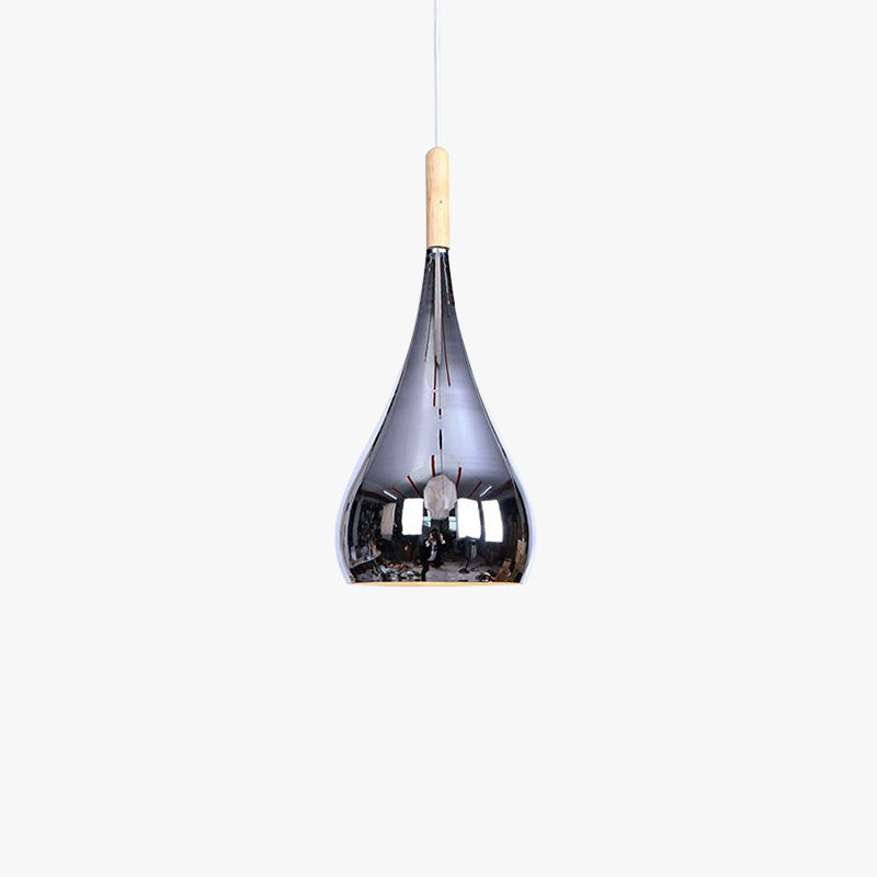 Avi Pendant Light Teardrop Modern, Metal, Rose Gold/Chrome, Kitchen Islands