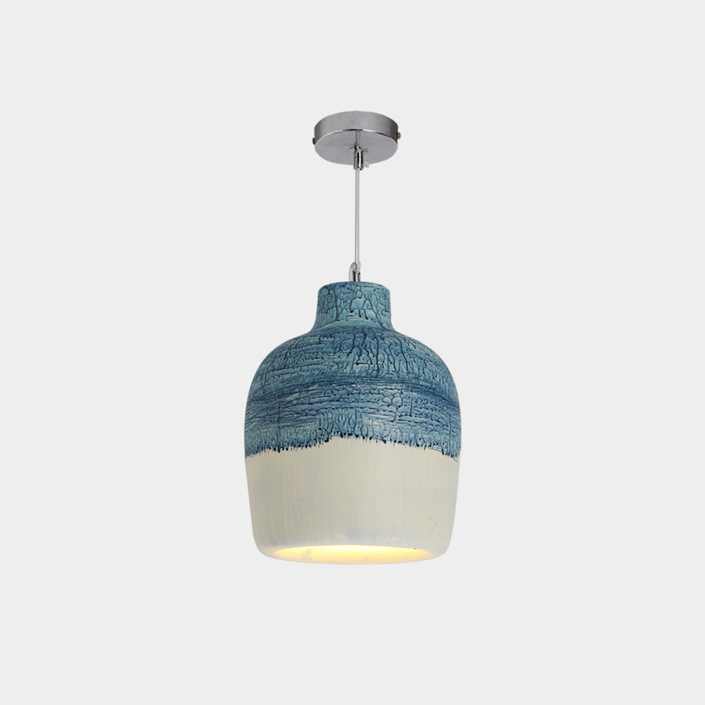 Byers Wabi Sabi Kruikvormige LED Hanglamp Oranje/Grijs Eettafel