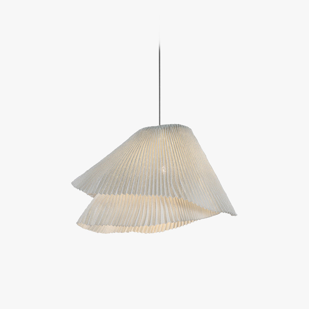 Renée Moderne Design LED Hanglamp Wit Metaal Stof Eetkamer Slaapkamer