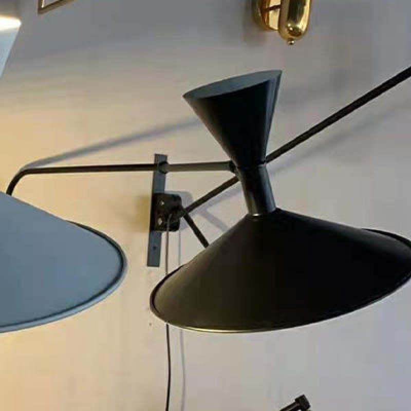 Brady Moderne LED Wandlamp Zwart/Wit/Grijs Metaal Slaap/Woon/Eetkamer