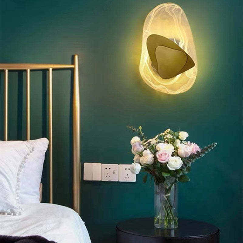 Jade Design Kleine LED Wandlampen Zwart Goud Metaal Slaapkamer