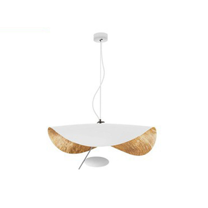 Eveline Modern Design Hanglamp 2 kleuren, Goudfolie, Dia 40/60/80CM, Woon/Eetkamer