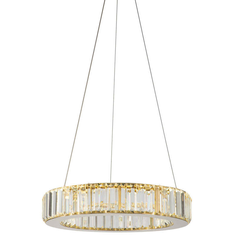 Marilyn Moderne Ronde LED Hanglamp Metaal/Kristal Goud Slaapkamer/Woonkamer/Eetkamer