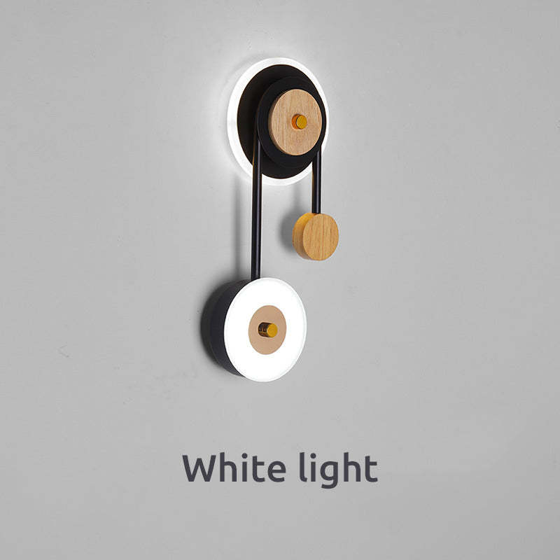 Nielsen Design LED Wandlampen Wit Zwart Metaal Hout Eetkamer Slaapkamer