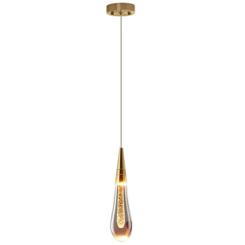 Kristy Design Melkweg LED Hanglamp Goud/Transparant Metaal/Acryl Woon/Slaapkamer