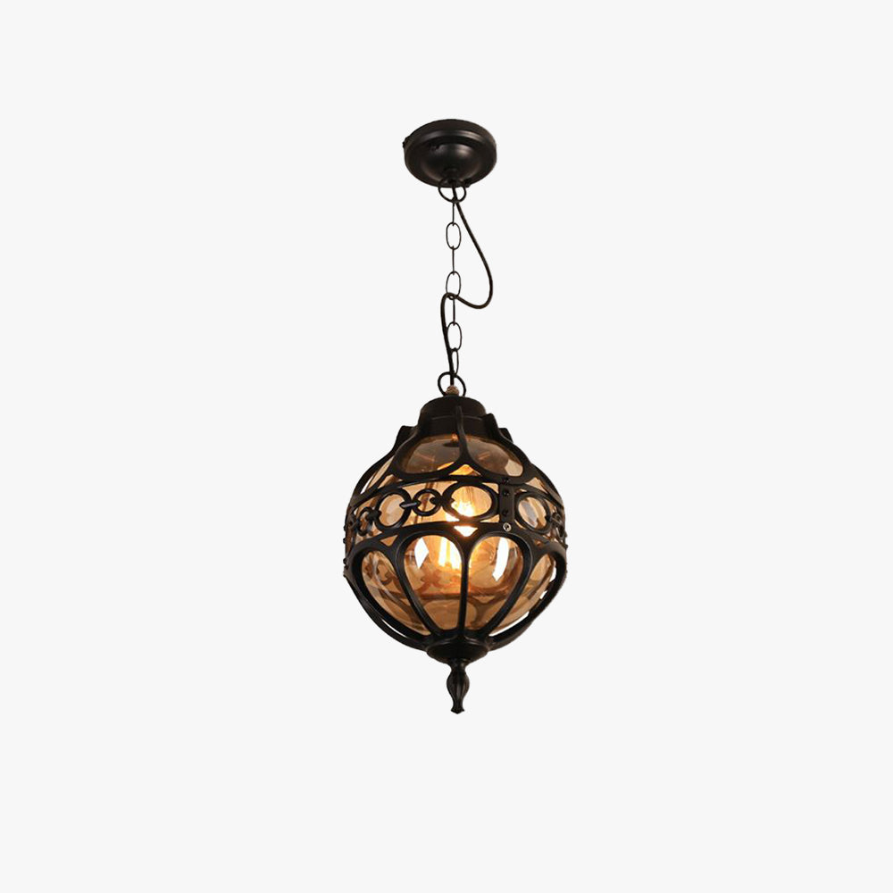 Alessio Loft Sphere Boerderij Rustieke Hanglamp Zwart/Brons Slaapk/Woonkamer