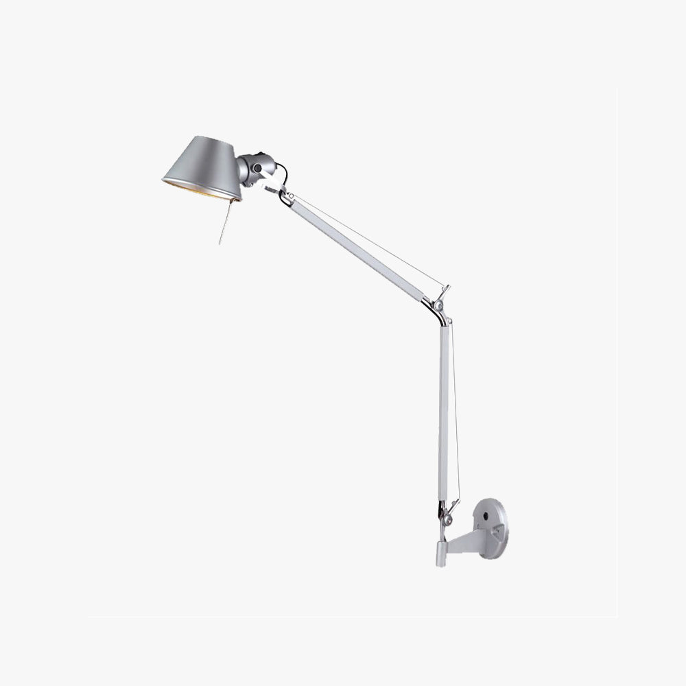 Brady Moderne Koepel LED Wandlamp Zilver Metaal Slaapkamer