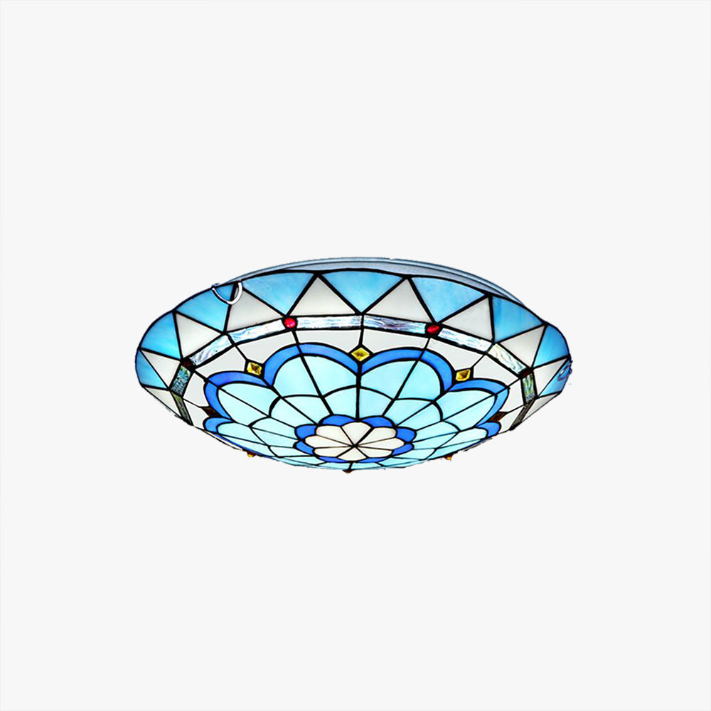 Eryn Modern Ronde LED Plafondlamp Metaal Glas Badkamer Slaapkamer