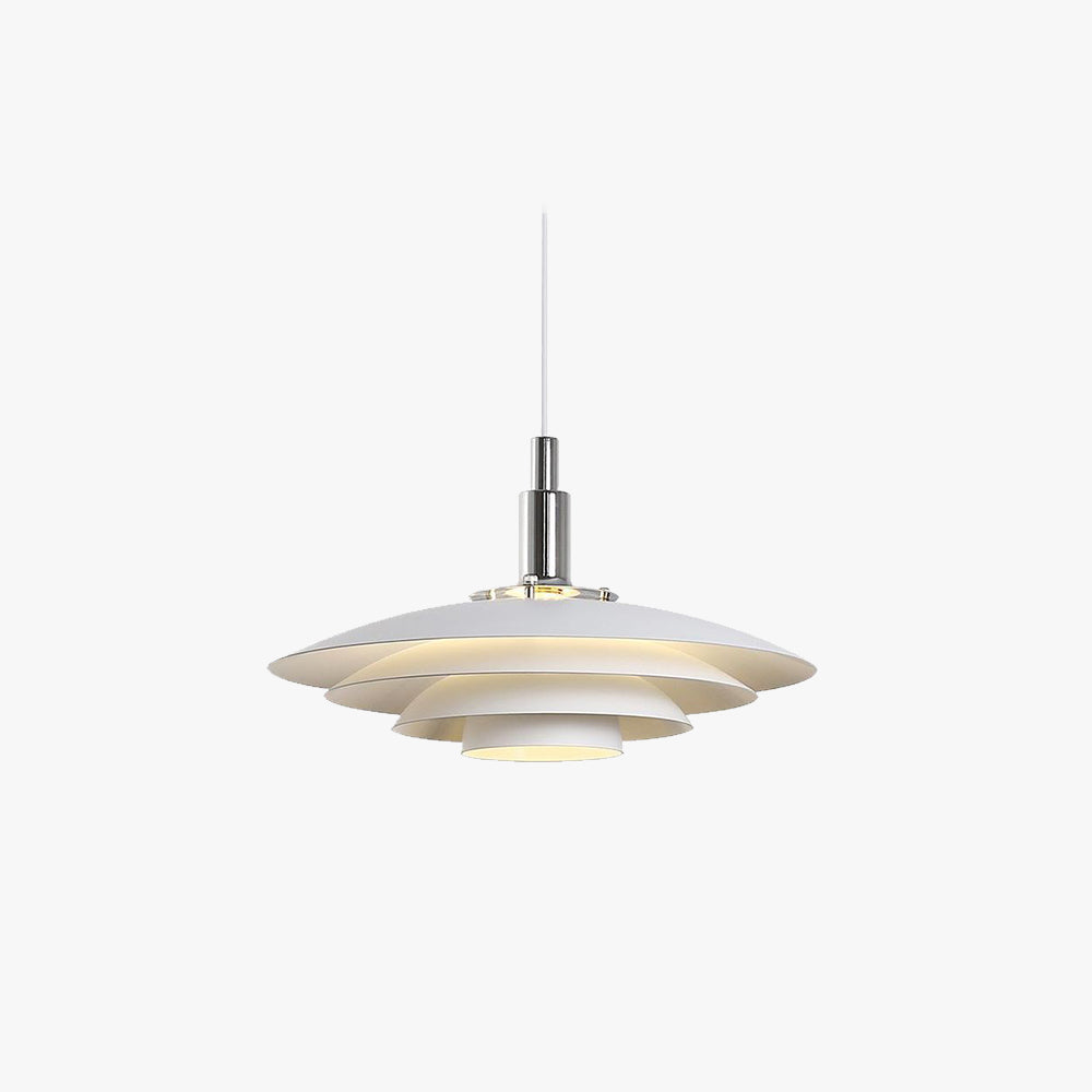 Carins Moderne Scandinavische LED Hanglamp Wit Metaal Eettafel