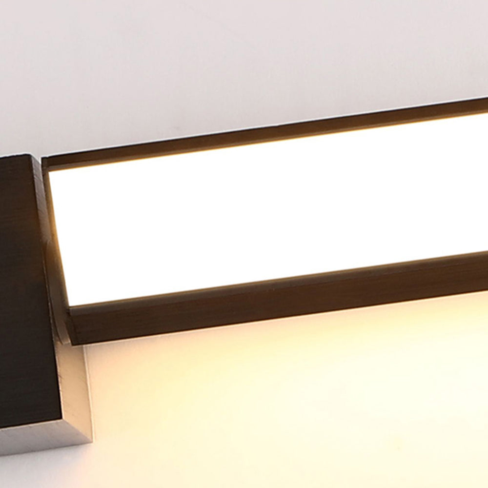 Edge Minimalistische Wandlamp Zwart Metaal/Glas Woonkamer