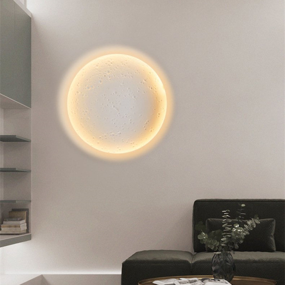 Elif Moderne Rond LED Binnen Wandlamp Wit Metaal Slaapkamer