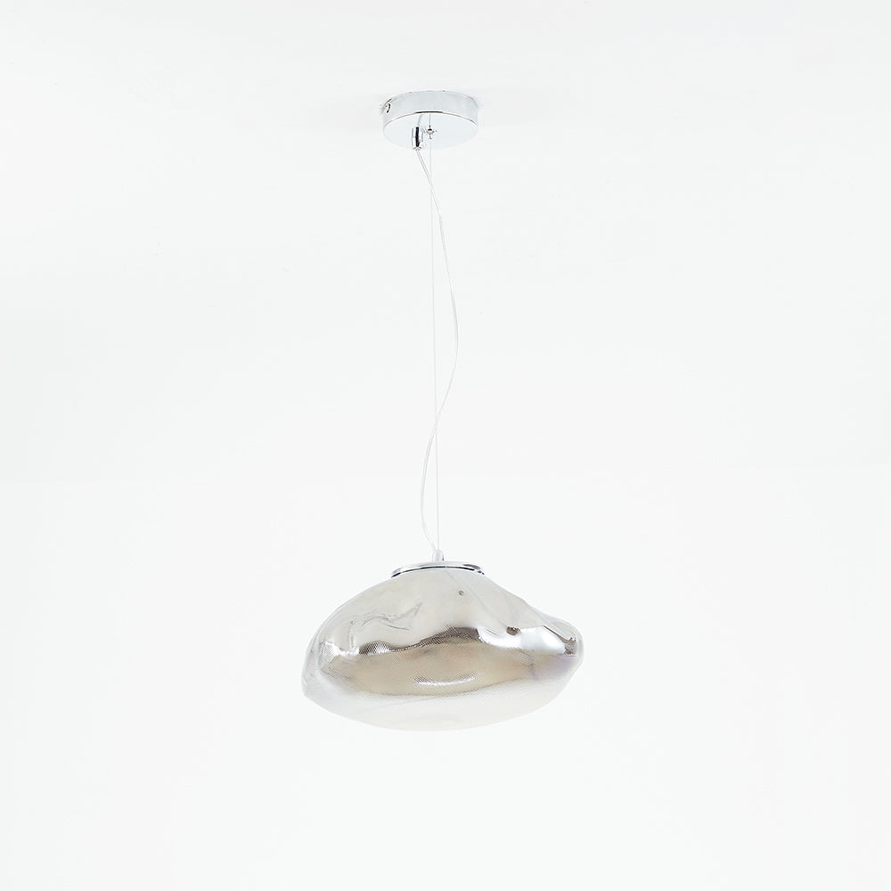 Byers Moderne LED Hanglamp Amber/Grijs/Helder Metaal/Glas Binnen