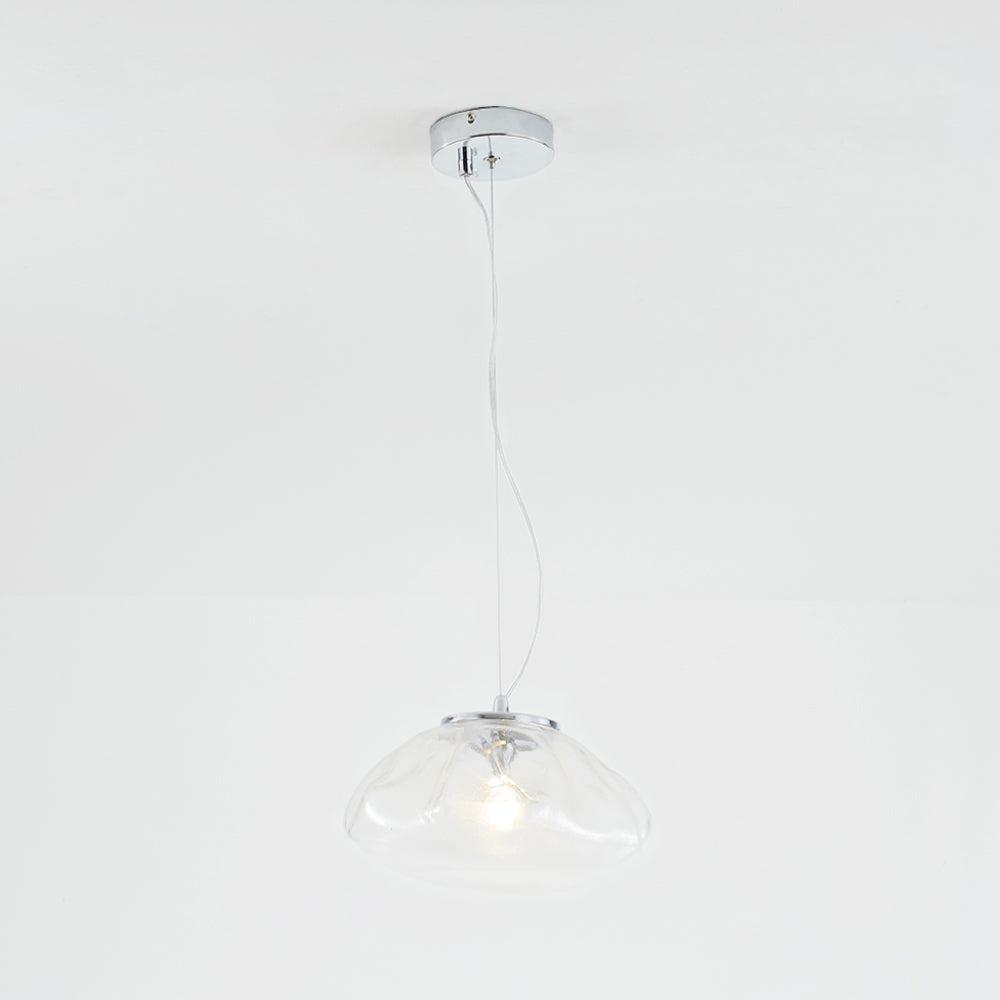 Byers Moderne LED Hanglamp Amber/Grijs/Helder Metaal/Glas Binnen