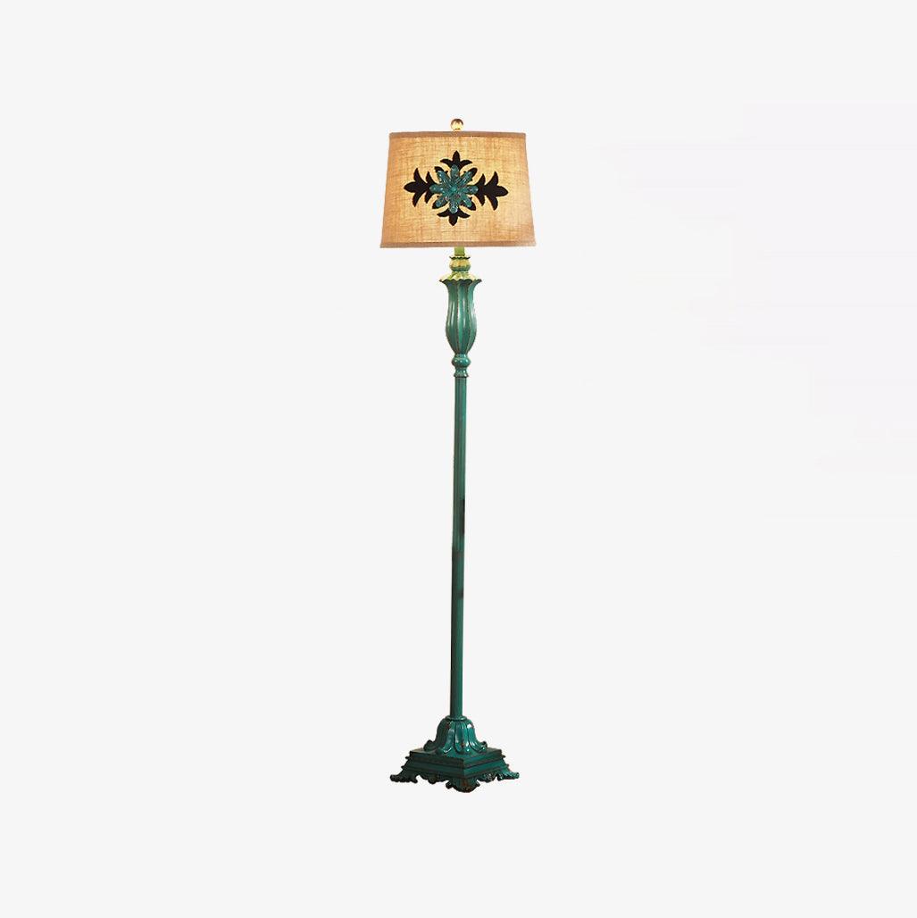 Eryn Vintage Maan LED Vloerlamp Groen Metaal/Resin Slaapkamer