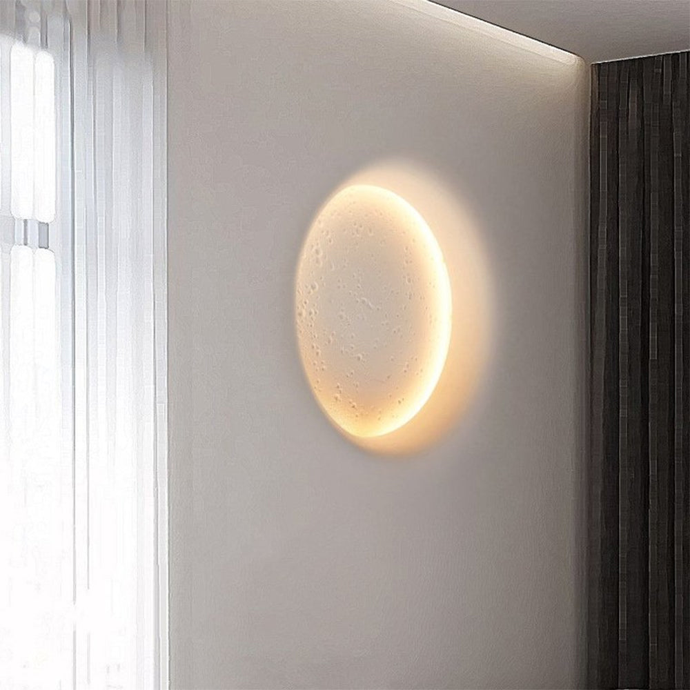 Elif Moderne Rond LED Binnen Wandlamp Wit Metaal Slaapkamer