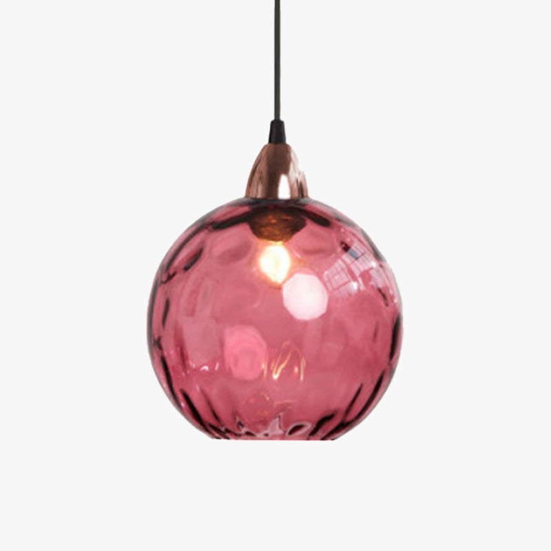 Hailie Design Grote Ronde LED Hanglampen Metaal Glas Eetkamer