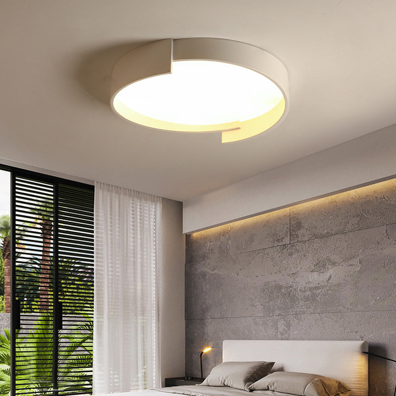 Quinn Moderne  Eenvoudig Ronde LED Plafondlampen Wit/Grijs/Groen Metaal Slaapkamer