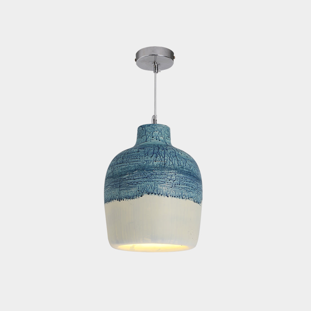 Byers Wabi Sabi Kruikvormige LED Hanglamp Oranje/Grijs Eettafel