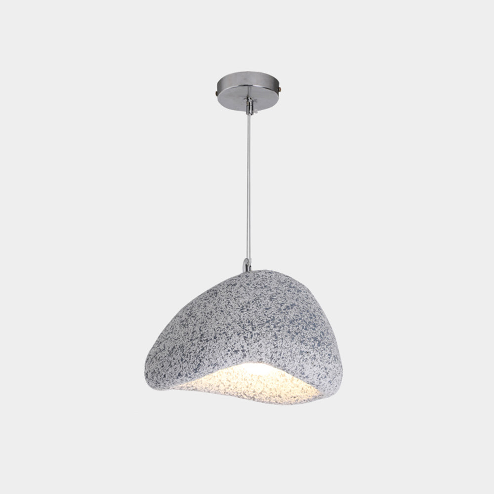 Byers Wabi Sabi Brood Vorm LED Hanglamp Wit/Zwart Hars Woonkamer