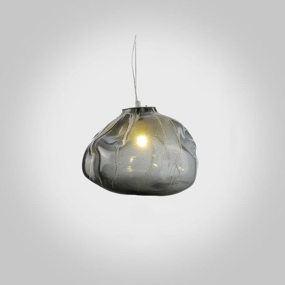 Byers Moderne LED Hanglamp Amber/Grijs/Helder Metaal/Glas Binnen