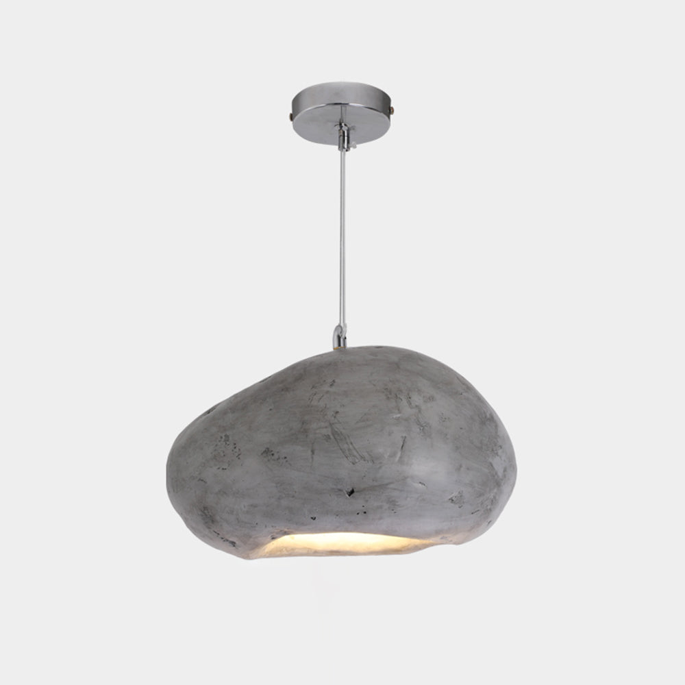 Byers Wabi Sabi Brood LED Hanglamp Grijs/Blauw Hars Woonkamer