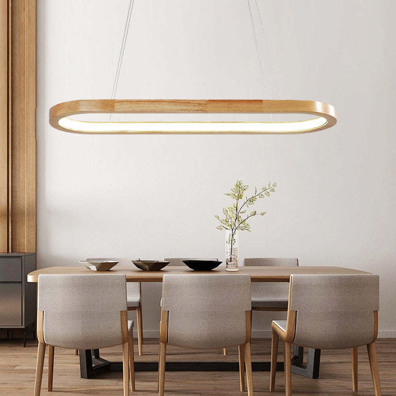 Ozawa Moderne LED Hanglampen Metaal Hout Woonkamer Eetkamer