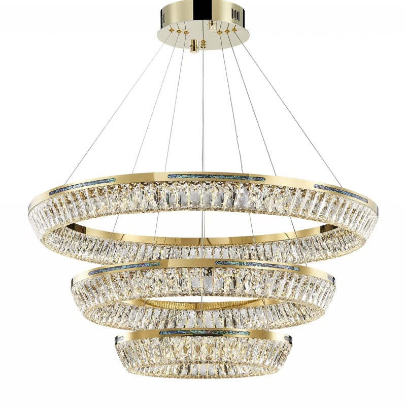 Marilyn Design LED HanglampMetaal/Kristal/Schelp Goud Slaapkamer/Woonkamer/Eetkamer