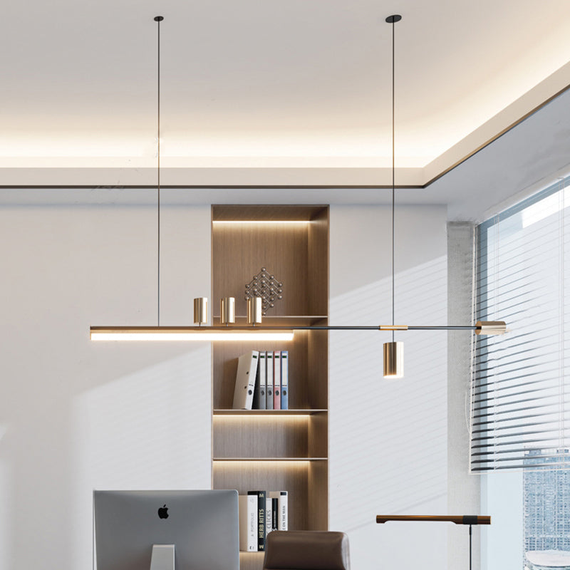 Edge Industriele LED Hanglamp  Metaal Acryl Woonkamer Eettafel